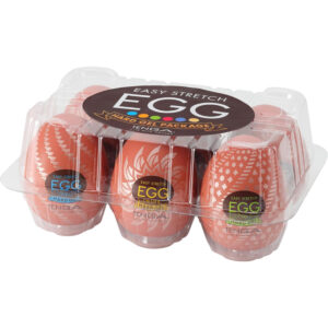 Tenga Egg Hard Gel Packaging Set of 6 Types