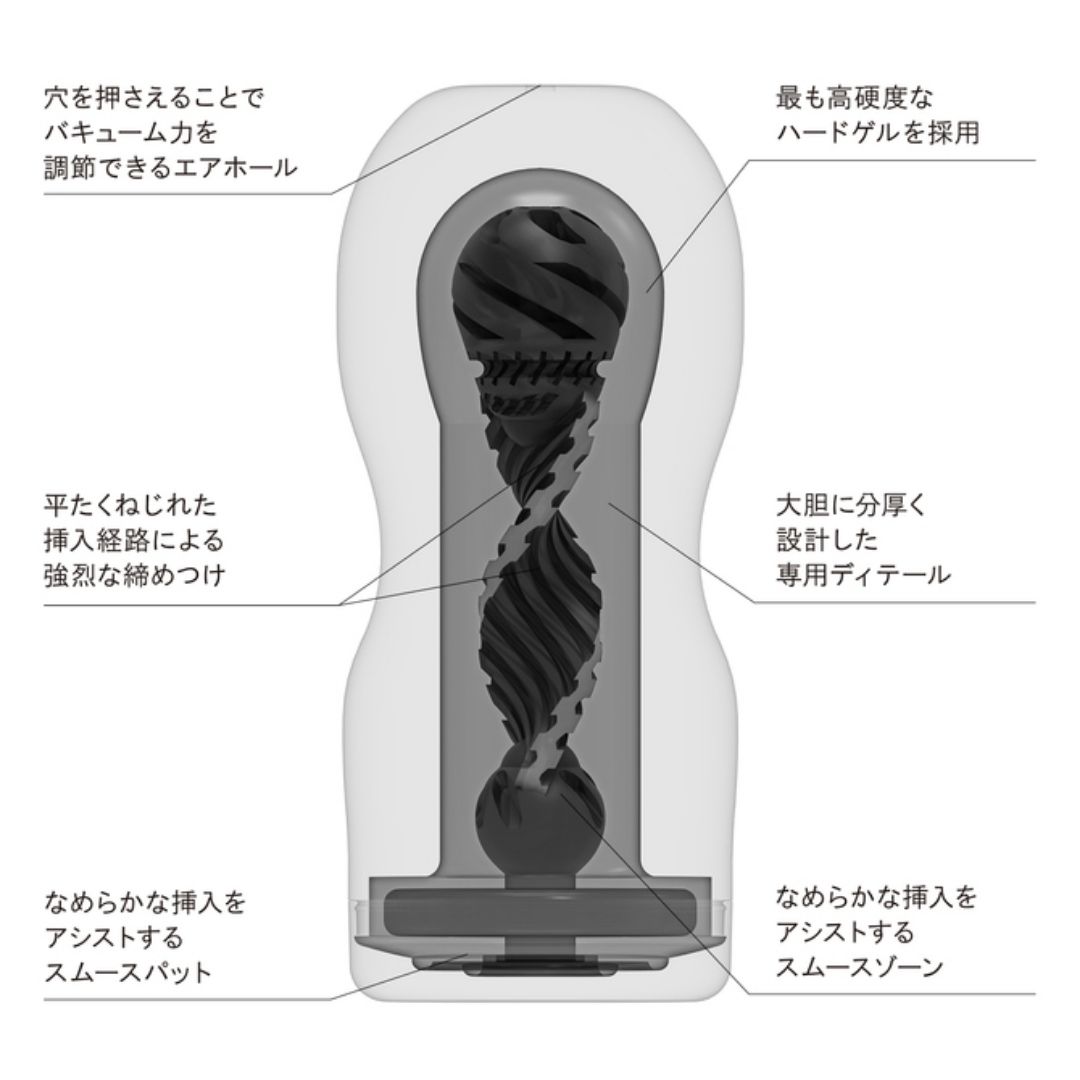 TENGA Original Vacuum Cup Extra Hard Tenga Ever Hardest Gel