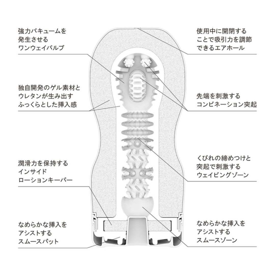 TENGA ORIGINAL VACUUM CUP EXTRA COOL
