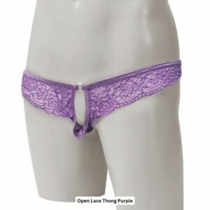 TML Men Front Open Lace Thong - Celana Dalam Seksi Pria Model Terbuka