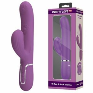 Vibrator Pretty Love Pro Double Tap and Suck