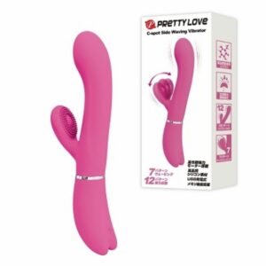 Vibrator Pretty Love C-spot Side Waving Vibrator Getar Silikon