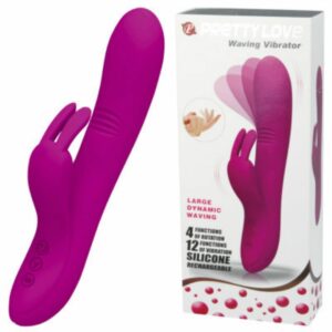Vibrator Pretty Love Waving Vibrator Getaran Ganda Lembut