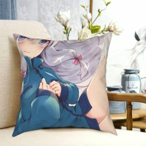 Sarung Bantal Eromanga Sensei Cushion Cover Lembut, Elastis dan Nyaman