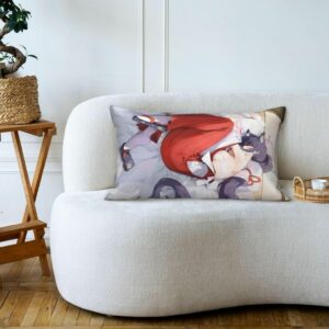 Sarung Bantal Serika Kuromi Blue Archive Cushion cover Motif Anime Cetak Dua Sisi (53x33cm)