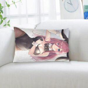 Sarung Bantal Miku Bunny Gotoubun no Hanayome Pillow Cover Dua Sisi Poliester (76x50cm)