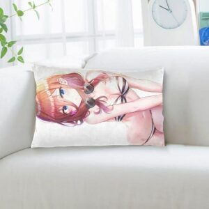 Sarung Bantal Nakano Miku Gotoubun no Hanayome Pillow Cover (48) (40x60cm)