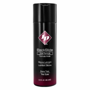 ID BackSlide 2.2oz 65ml Pelumas Silikon Anal Premium Nyaman Tahan Lama