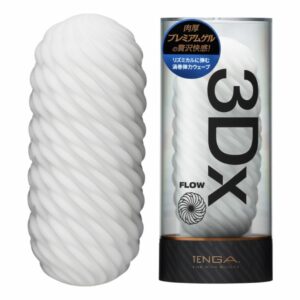 TENGA 3Dx FLOW TDX-003 Alat Pijat Sensual Premium Gel Elastic Waves