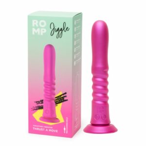 ROMP Jiggle Perangkat Piston Vibrator Hands Free Suction Cup