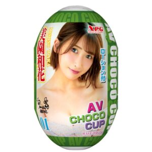 NPG AV CHOCO CUP No.1 Misono Waka Capsule Onahole Compact with Pouch Lotion