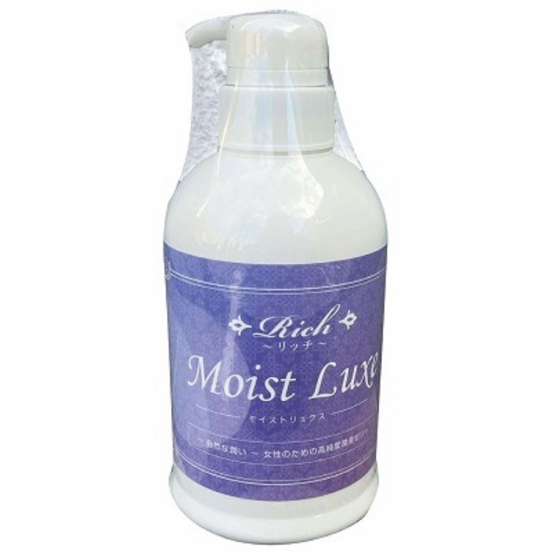 Rich Lubricating Jelly Moist Luxe Pump Pelumas Intim Formula Lembut