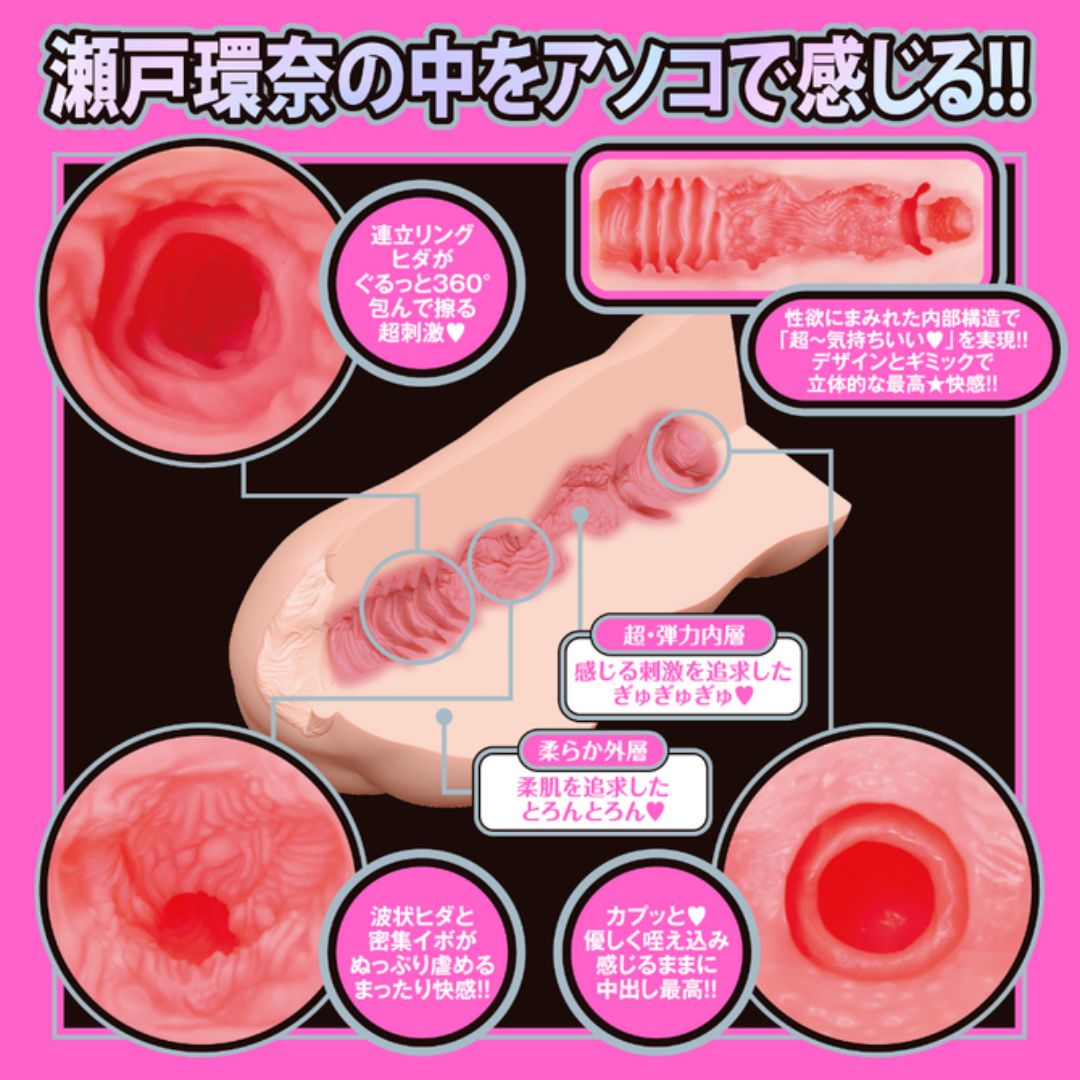 Onahole Real Hole Kanna Seto Hatopla Japanese Love Masturbator Pria Box